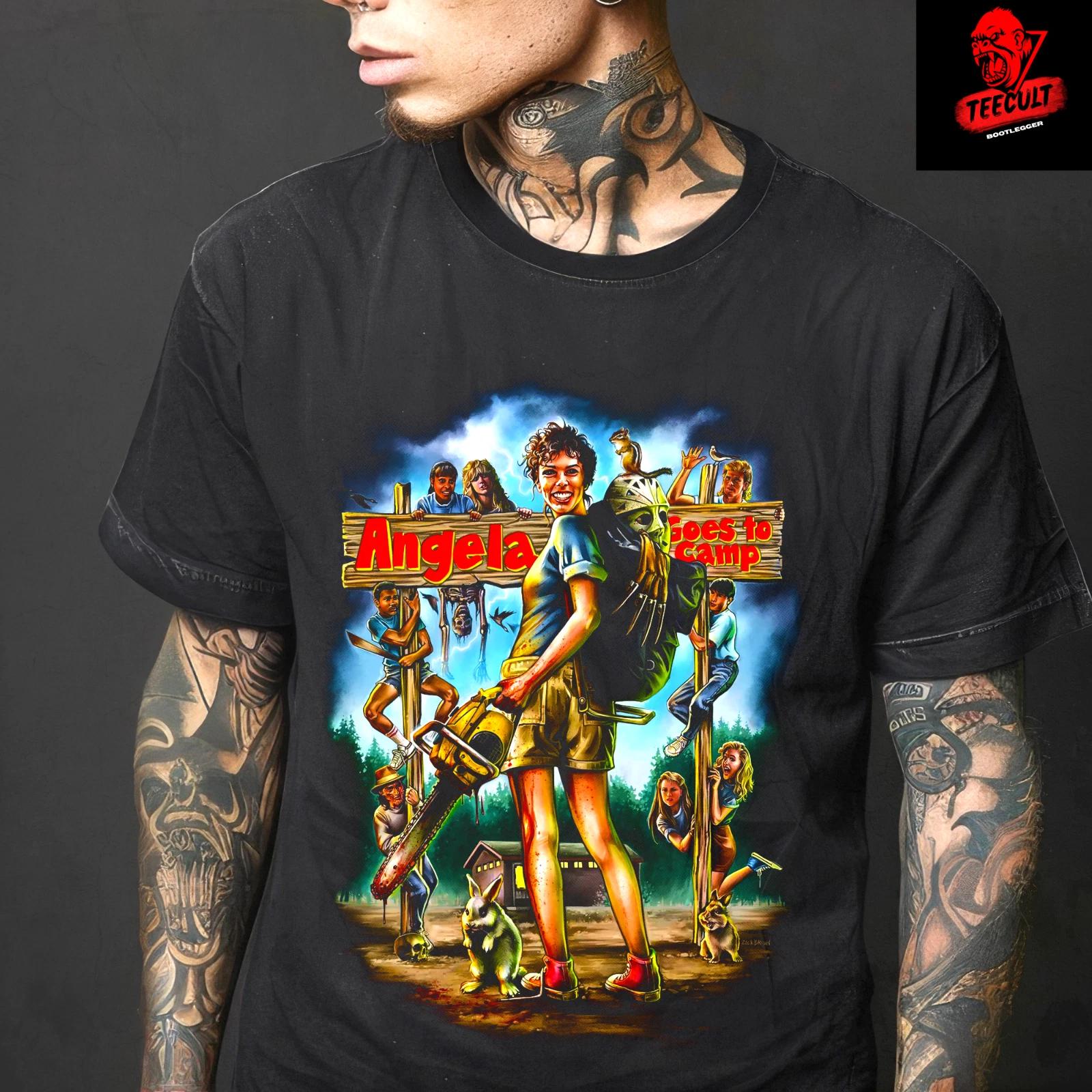 Men s and Women s T-shirts Sleepaway Camp (1983) Angela Baker Premium Vintage Horror M