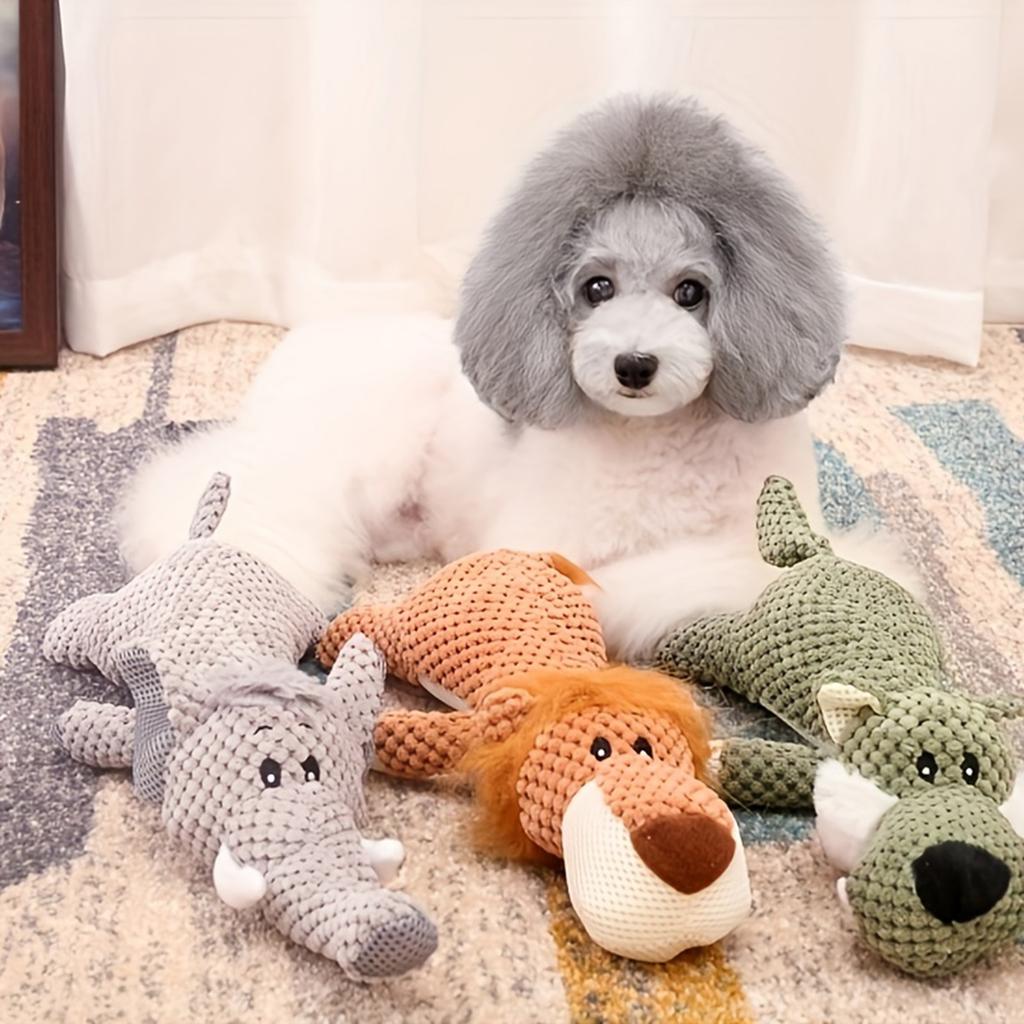 Sturdy Animals Designed For Heavy Chewers, Indestructible Sturdy Pet Toys, Squeaky Pet Toys For Heavy Chewers, Interactive Dog Toys