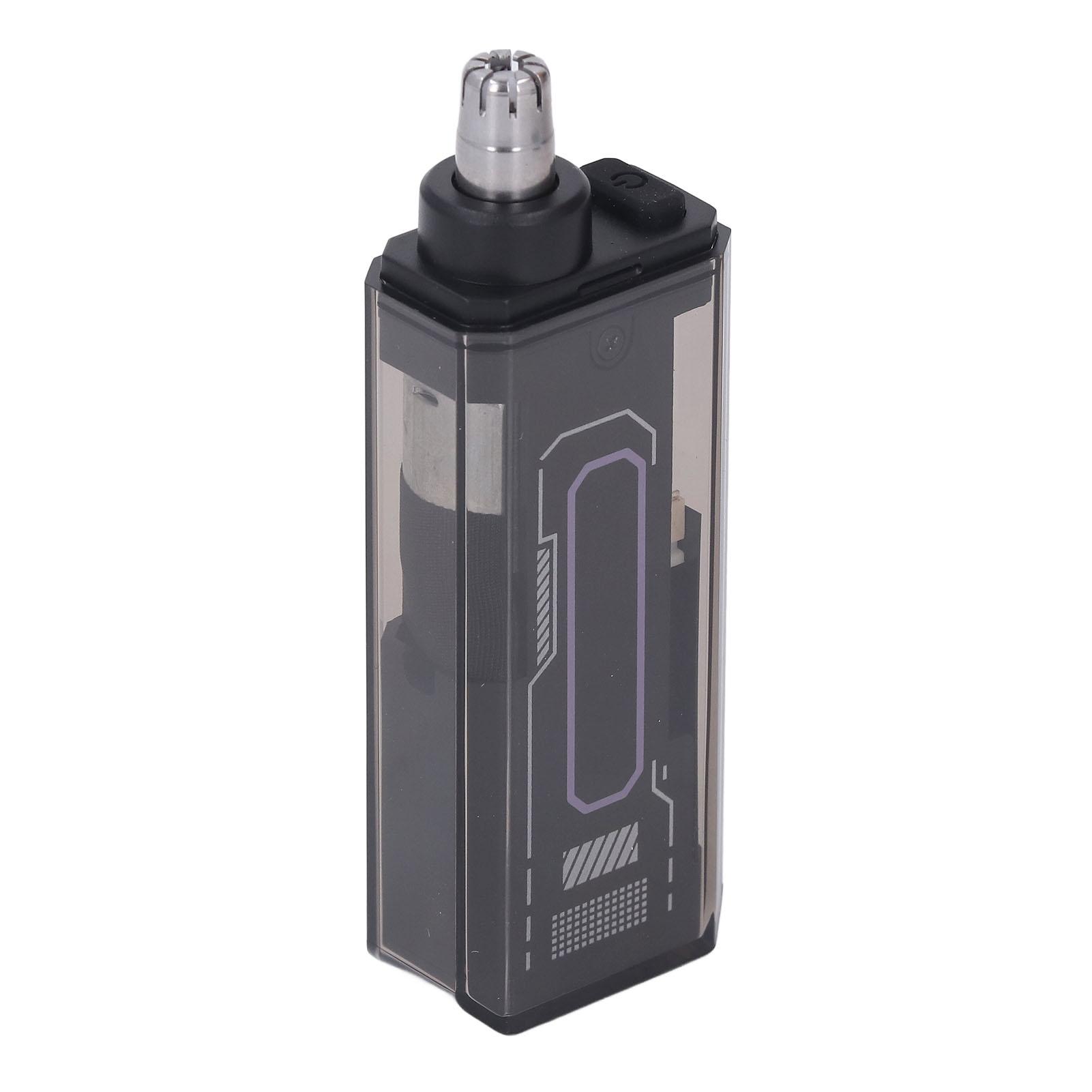 

Электрический триммер для волос в носу, аккумуляторная машинка для стрижки волос в носу, электрический триммер для удаления волос в носу для мужчин и чёрный