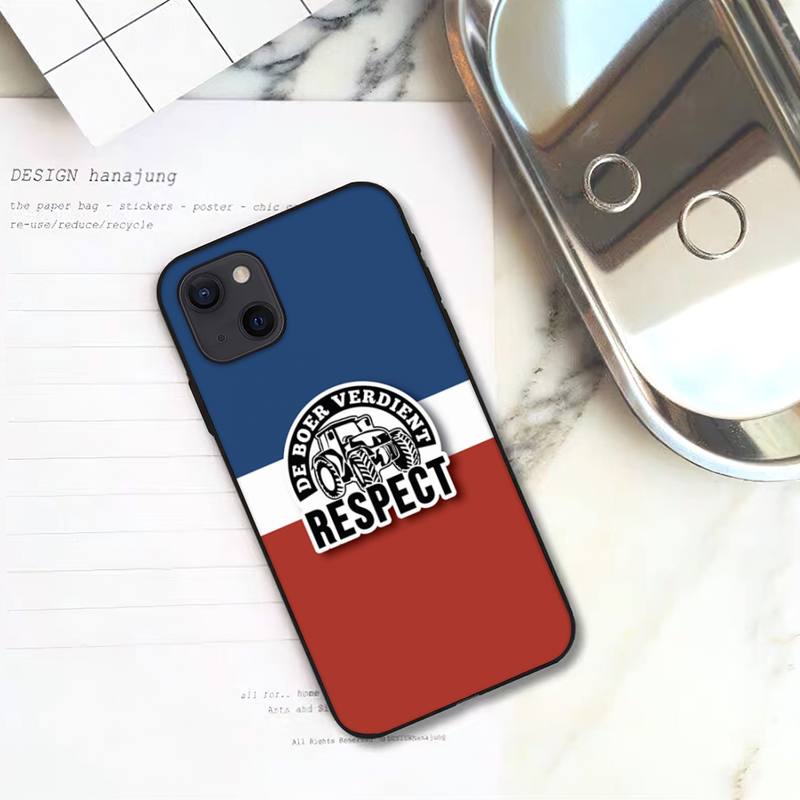 No Farmers No Food Trots Op De Boer Phone Case For iPhone 11 12 Mini 13 14 Pro XS Max X 8 7 6s Plus 5 SE XR Shell