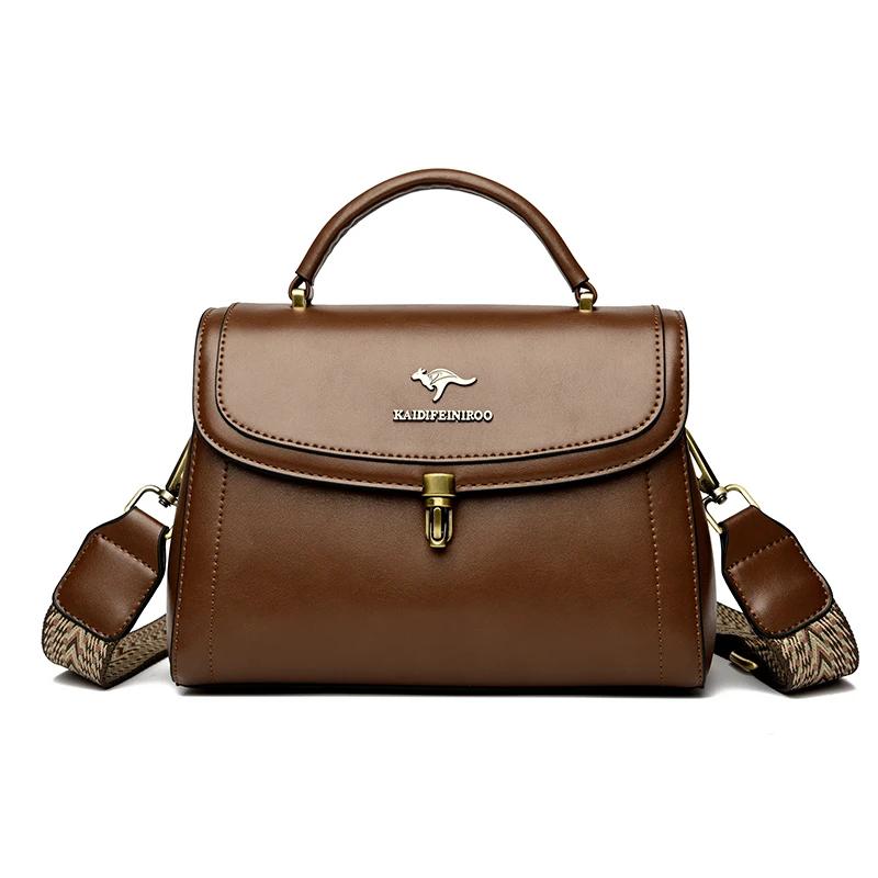 High-Quality Leather Messenger Bag for Women Women's Bag Casual Bags Shoulder Crossbody Bag