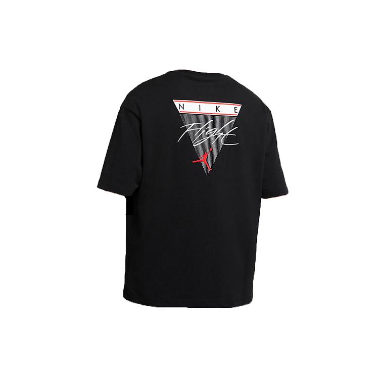 Jordan Flight T Shirts Men s Black Crew Neck Moderate CZ1214-010 L