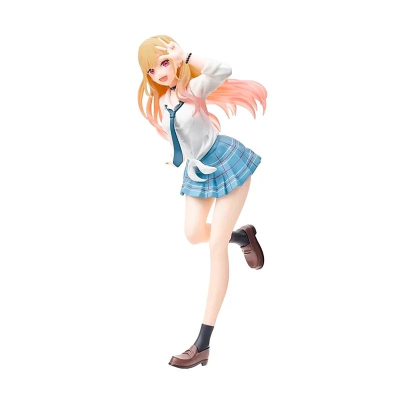 My Dress Up Darling MARIN KITAKAWA Uniform Anime Figur Spielzeug 18cm PVC Modell Sammler Weihnachtsgeschenk