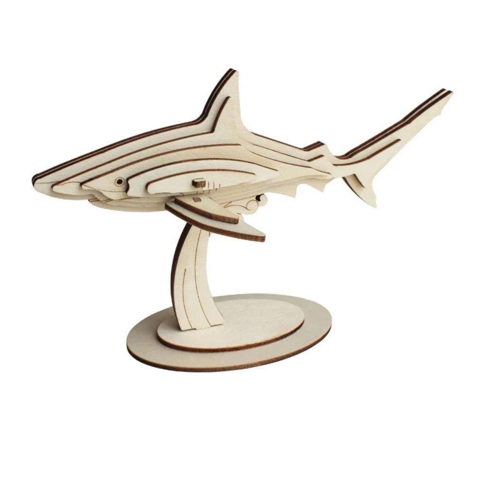 DIY 3D Wooden Puzzle Model Animal Montessori Toys for Children Crafts Dachshund Skeleton Assembly Gift Set for Kids Adults Teens