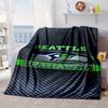 Seahawks Team Spirit Portable Blanket/Soft Blanket Bedding Blanket Suitable for Travel Camping Living Rooms Offices Sofas Fan Gifts