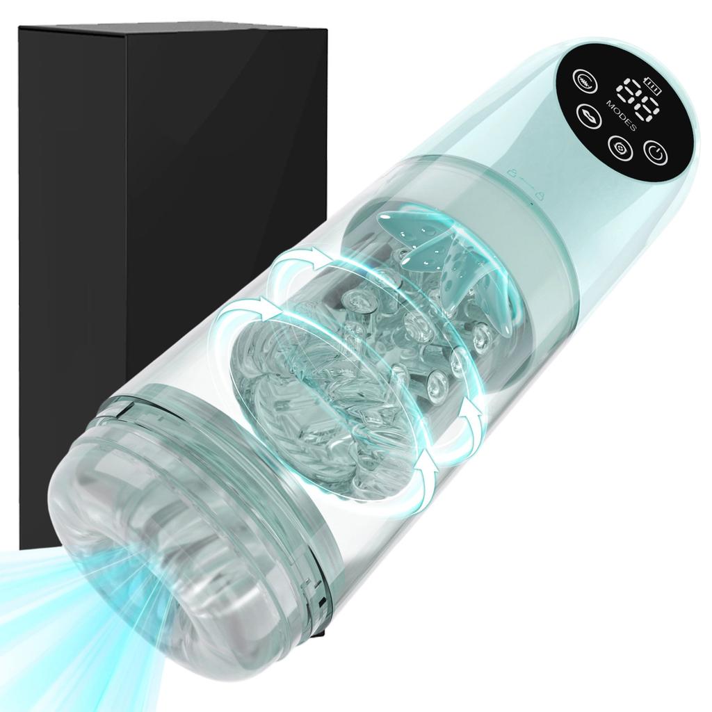 Male Masturbator Cup Automatic Male Masterbation Thrusting Rotating Vibrating Sucking Stroker Adult Sex Toys for Men