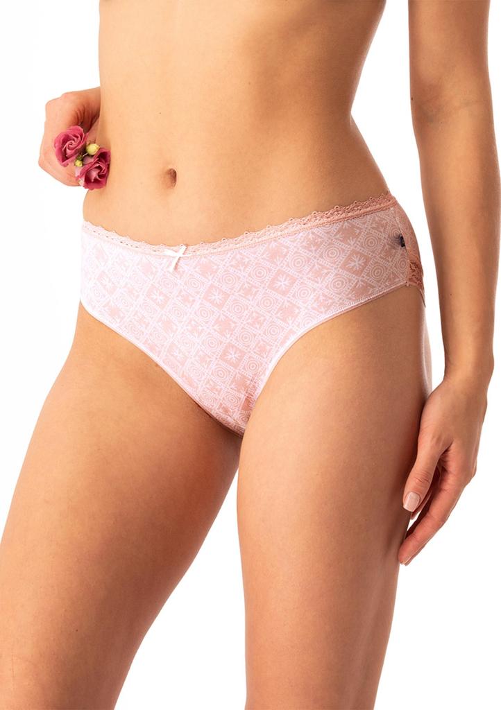 Figi damskie bawełniane (2pack) o klasycznym kroju LPC 731 Key