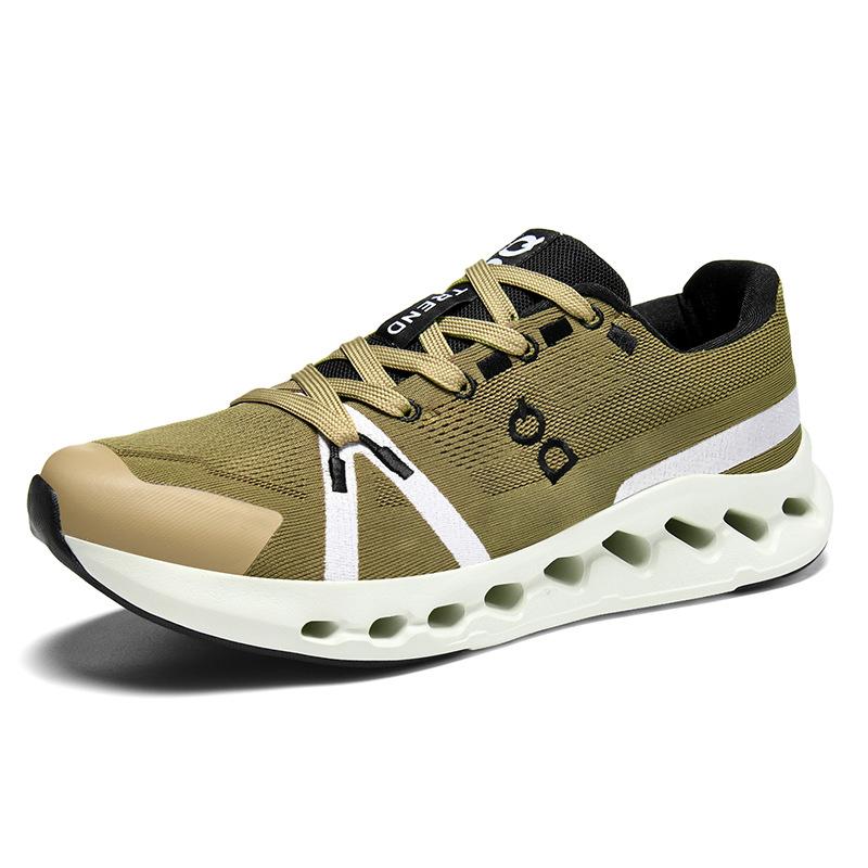 Large size autumn lightweight breathable running shoes fashion cushioning men's casual sports shoes soft-soled running shoes