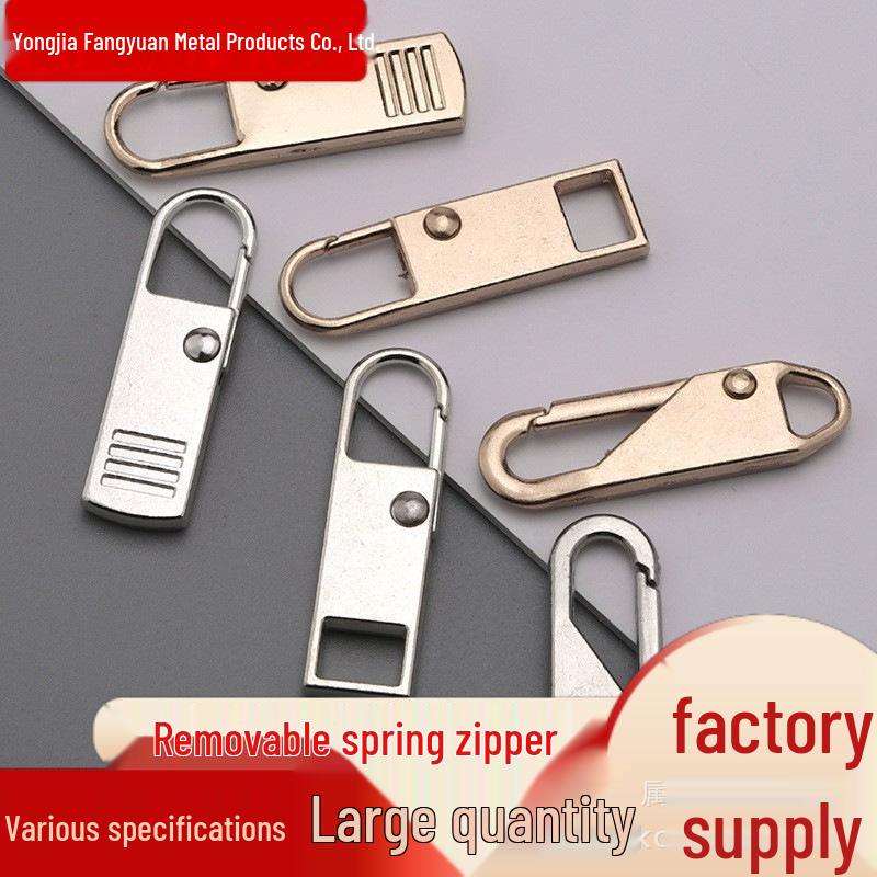 

Съемный пуллер на молнию без инструментов для сумок, одежды и обуви - Подвеска из сплава Lobster Clasp Gun Black