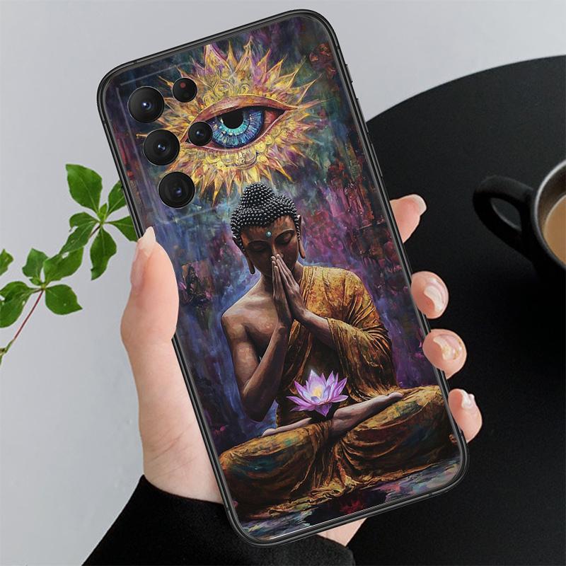 

Buddha Art Design Funda Phone Case For Samsung Galaxy S25 S24 S23 S22 S21 Ultra S24 S23 S22 S21 S25 Plus S24 S20 FE S21