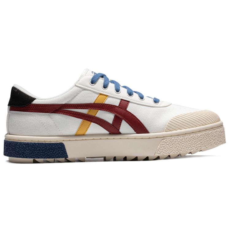 Asics Gel-Court Trail Non-Slip Shock Absorbing Durable Low-Top Sneakers Unisex Sneakers White Red 1203A146-101