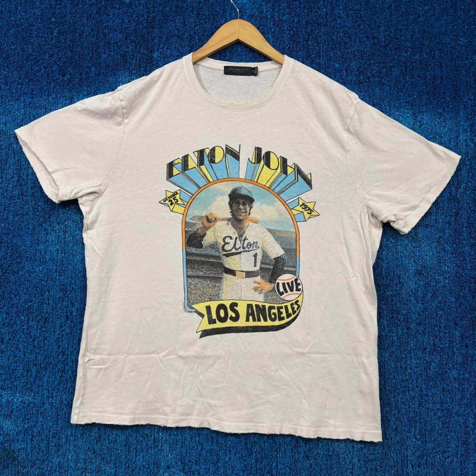 

Elton John Rocket Man Plays The Hits Dodger Stadium Tee XXL S