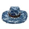 Western Cowboy Hat Travel Jazz Hat Xizang Travel Big Brim Male and Female Versatile Sun Hat