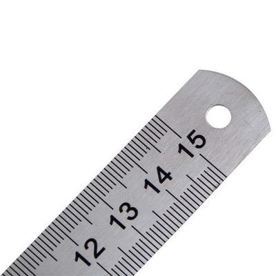 15Cm Double Side Stainless Steel Measuring Straight Ruler Tool 6 Inches