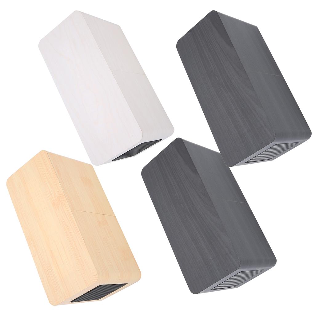 Multifunctional Wooden 2000mAh Mini Alarm Speaker Wireless Bluetooth Clock Stereo Speaker