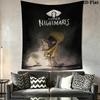 Little Nightmares Wall Tapestry Aesthetic Wall Hanging Printed Fabric Blanket Decorative Tapestries for Bedroom Living Room Home Decor