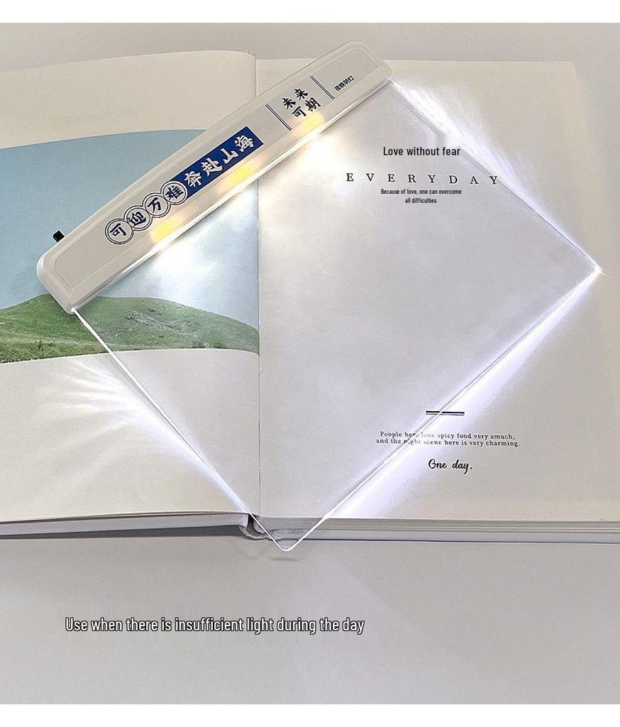 LED Bedside Lamp: Eye-Protecting Night Reading and Study Light with Clip.
