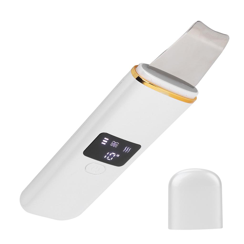 Skin Scrubber Spatula Ultrasonic Blackhead Comedones Removal Device Facial Scrubber Spatula