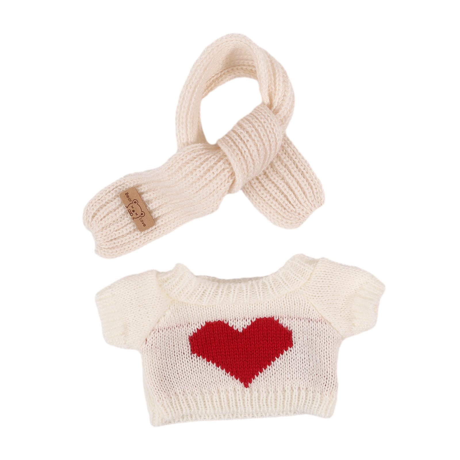 Одежда для детей с плюшевым медведем 12 мягкая игрушка-медведь тряпичная кукла аксессуары — фото 8