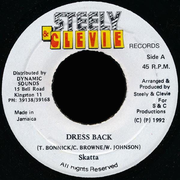7inch Record SKATTA - Dress Back None Steely & Clevie 1992 Jamaica Reggae, Ska & Dub Used