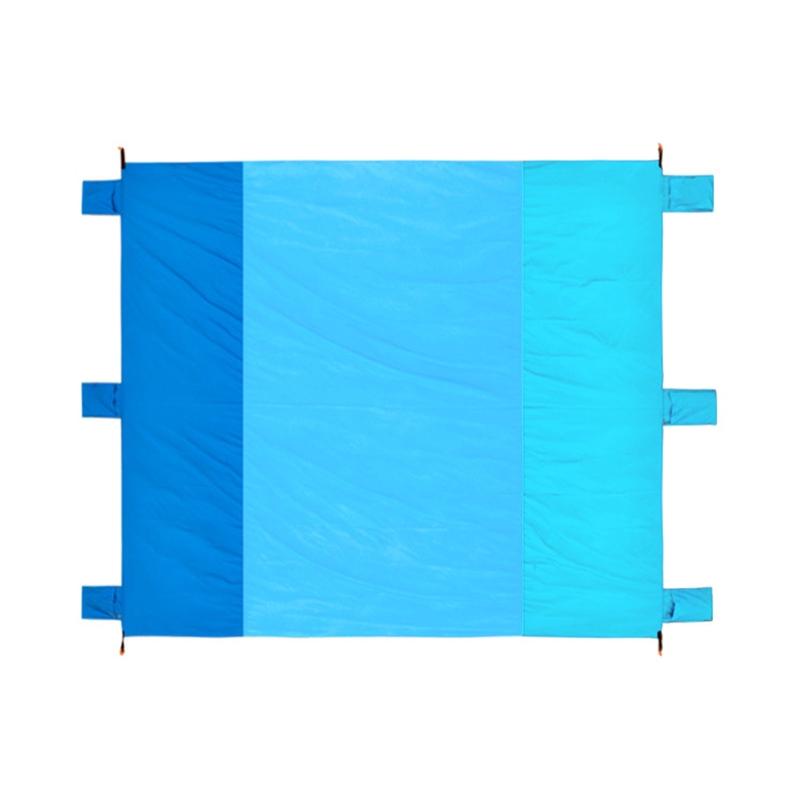 

Sand Free Sand Beach Blanket Portable Camping Mat Outdoor Pocket Picnic Mat Waterproof Mat for Travel Hiking Vacation 202 X 202CM
