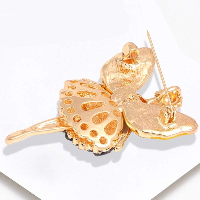 Alloy Ballet Dancer Brooch Pin Comfort Fit for Long Hours Use in Workplace School Multifunctional Accessory