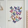Colorful Simple Butterfly Creative Wall Stickers, Self-Adhesive Decor for Bedroom Living Room Background Decoration
