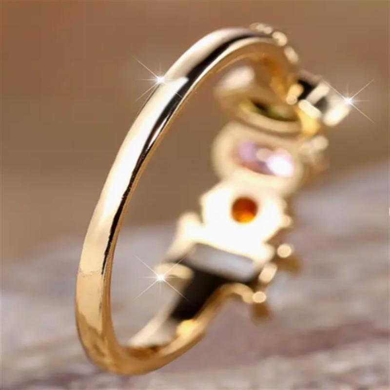 Gorgeous Luxury Rings for Women Wedding Engagement Accessories Unique Female Ring Fashion Jewelry Gifts