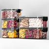 Airtight Food Storage Box Sealed Transparent Multi-Compartment Container Stackable Food Canister for Kitchen Pantry Loose Tea Leaves Spices