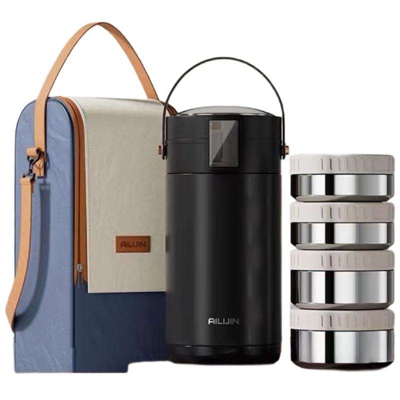 Zhi Shi 316 Stainless Steel Vacuum Insulated Lunch Carrier
