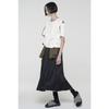 RECODE Pocket Patchwork Pleats Skirt_Rqkam24534Bkx
