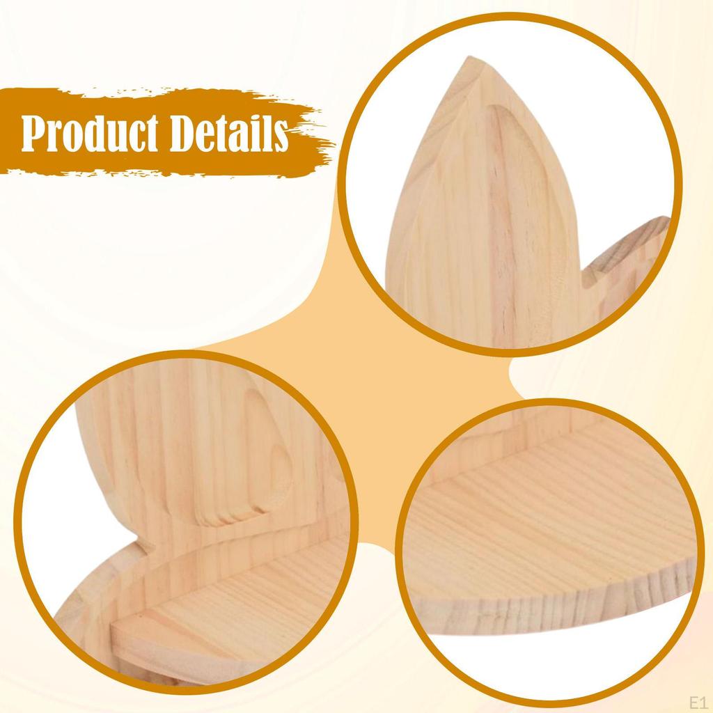 Wooden Wall Display Organizer Shelf Easy Installation Multipurpose Storage Rack for Living Room