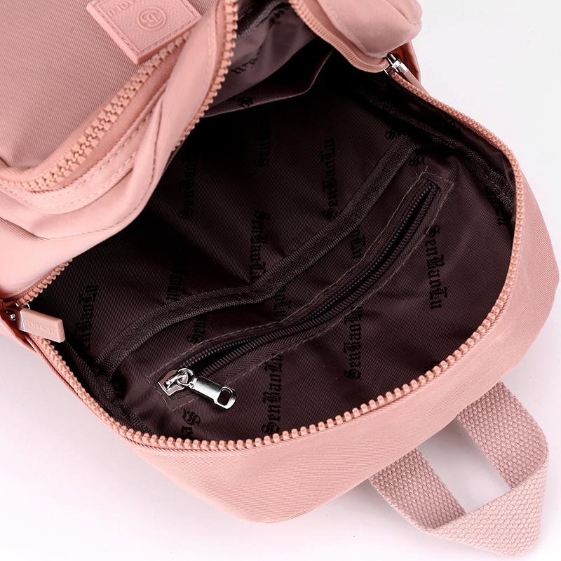 Lightweight Nylon  Student Schoolbag Women's Travel Small Backpack