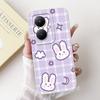 For Xiaomi Poco M6 5G Case Cover Silicone Luxury Fashion Flowers Kawaii Cute Cat Shockproof Phone Case 23128PC33I