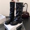 Stivali Western Cowboy a Pila da Donna Autunno e Inverno Nuovi Stivali ma Stivali Al Ginocchio