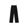 2025 Black Wide-Leg Elastic Waist Slimming High Waist Summer Pants