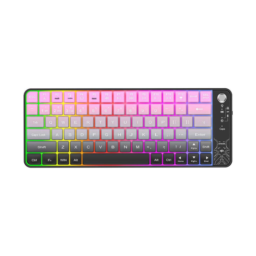MK27 Bluetooth Dual-Mode Rechargeable RGB Wireless Gaming Keyboard