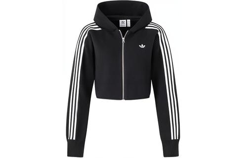 Adidas Originals Premium Zipper Hoodie Sweater Women s Black JI7061 L чёрный