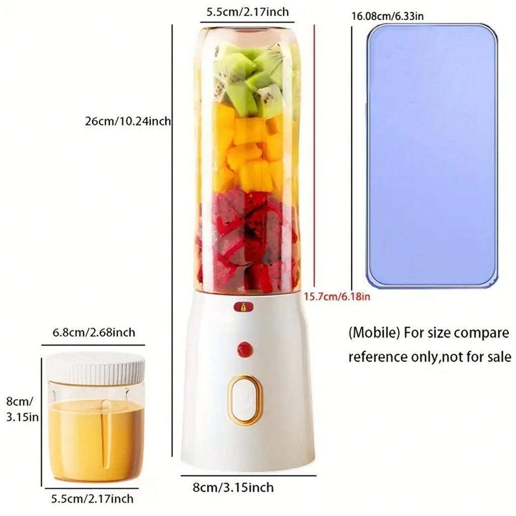 1pc Portable Fruit and Vegetable Juicer-ideal Milkshake Making Tool for Children-compact Mini Juicer