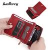 Baellerry Women Fashion Short Zipper Wallets Warm Color Artificial Leather Coin Purses Casual Card Holder Purse GZW