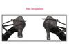 Women's Latin Dance Shoes - Soft Sole, Medium Heel, High Heel Options for Spring/Summer