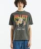 FALLETT Nero Band Short Sleeve T-Shirt Charcoal