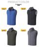 Men's Winter Fleece Shawl Vest - Warm Plush Outerwear