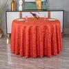 Round Table Tablecloth European Restaurant Hotel Table Tablecloth Tablecloth Decorative Table Mat Table Mat Cloth