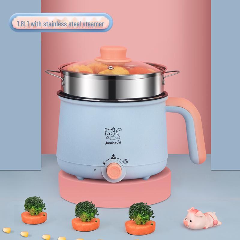 Multifunktionaler Elektroherd: Dämpfen, Kochen und Braten – Perfekt für Wohnheime und kleine Haushalte