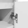 Shoe Cabinet White 57 x 34 x 76 cm Engineered Wood