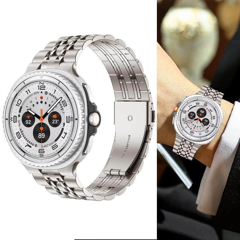Stainless steel Strap for Samsung Galaxy watch 8/8 classic 40mm 44mm 46mm Metal Link belt bracelet correa Galaxy watch 8 Band