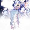 Lange Snow Miku Cosplay-Perücke aus hitzebeständiger Kunstfaser für Damen, perfekt für jeden Hautton