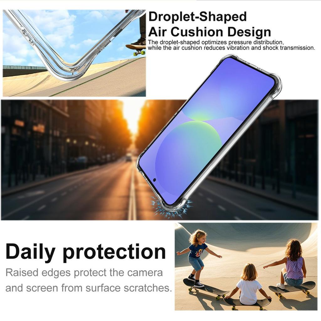 IMAK For Samsung Galaxy A37 5G Case TPU Phone Cover Airbag Shockproof Protection