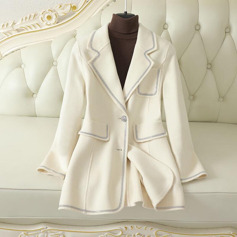 KAISER Women s 100% Wool Double-faced Coat M